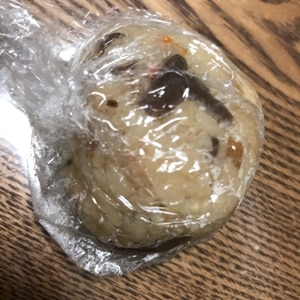 タコと銀杏の炊き込みご飯